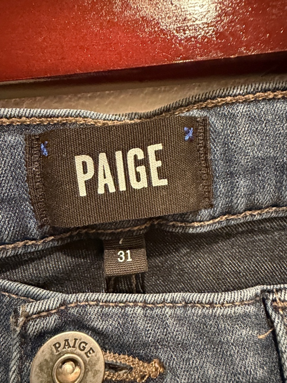 PAIGE Men's Faded Blue Straight-Leg Jeans - Picture 2 of 6
